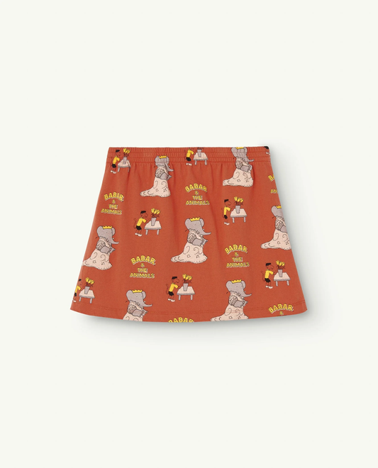 Babar Orange Wombat Skirt