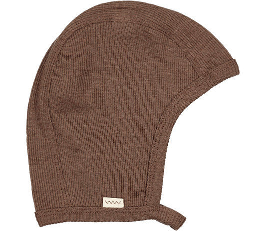 MarMar CPH Hoody Wool Rib Baby Hat - Terre || Archive