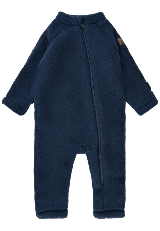 Wool Baby Suit - Blue Nights