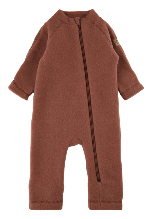 Wool Baby Suit - Mink