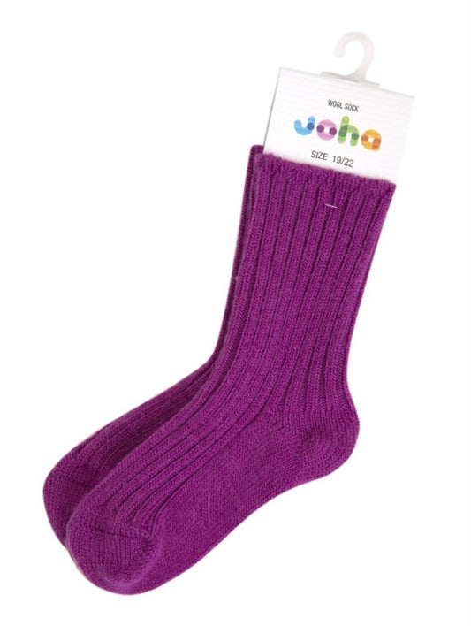 Wool Socks - Purple
