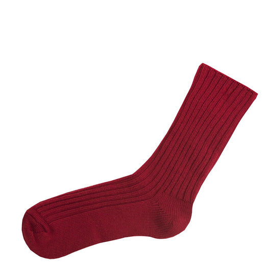 Wool Socks - Red