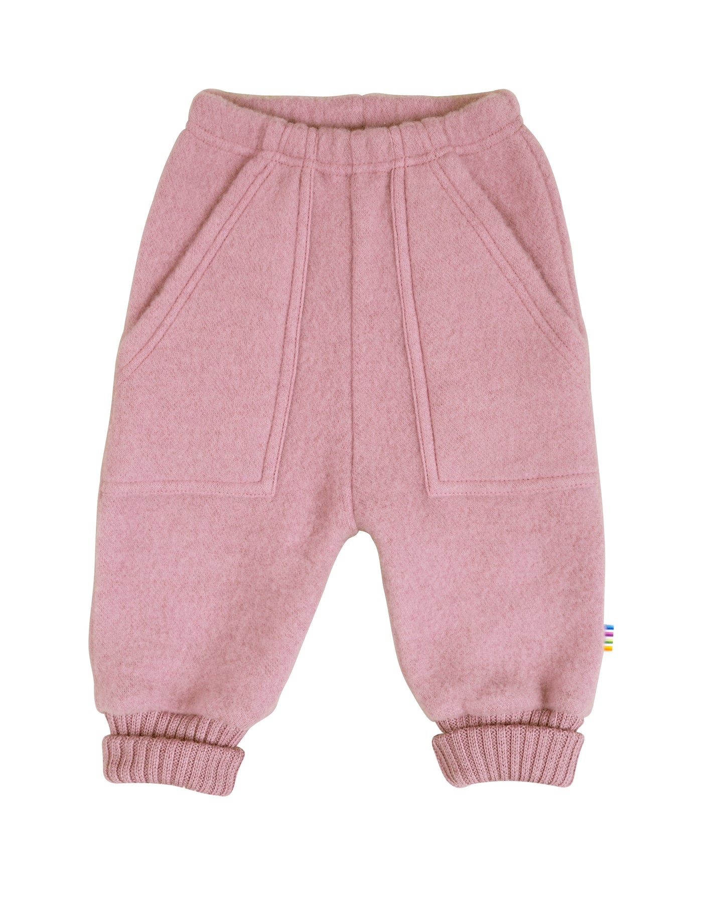 Soft Wool Baggy Pants - Old Rose