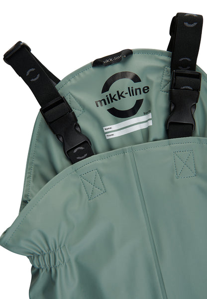 Rain Set with Suspenders - Chinois Green