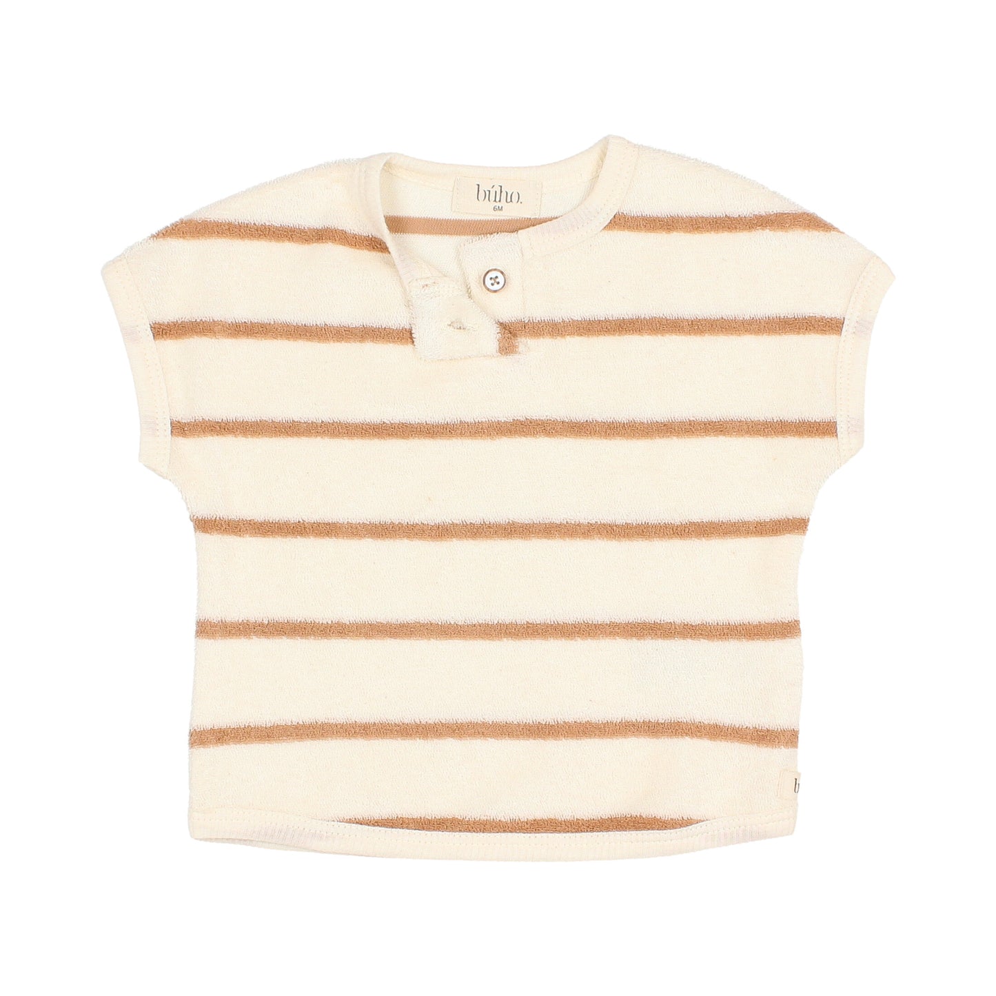 Terry T-Shirt - Stripes Ecru