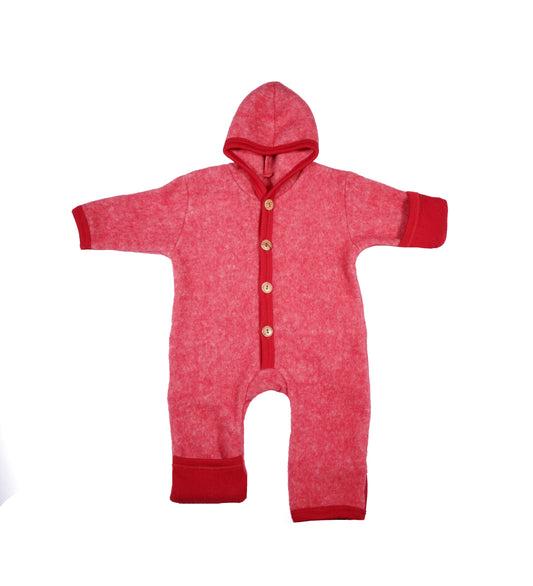 Hooded Overall - Red Melange || Cosilana