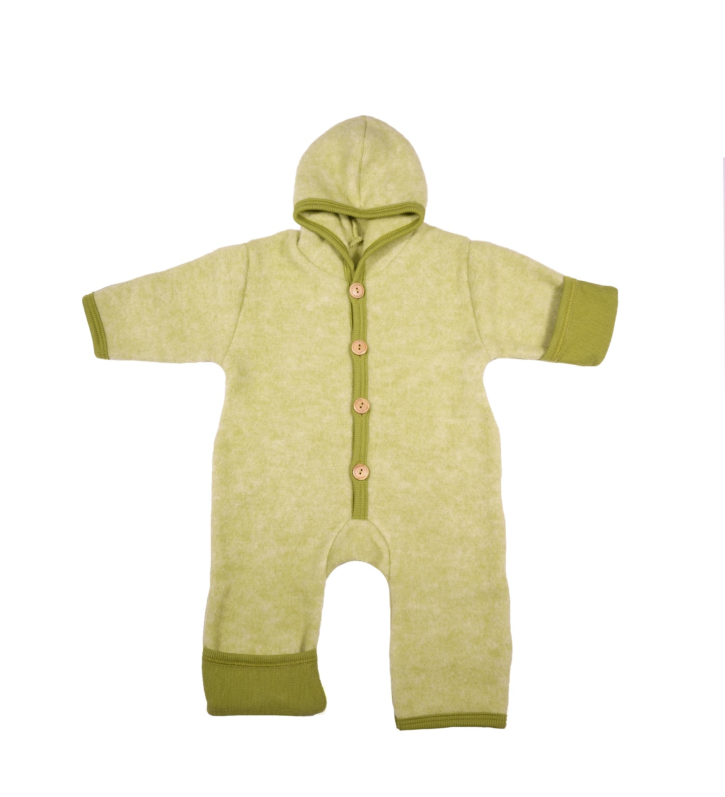 Hooded Overall - Lime Green Melange || Cosilana
