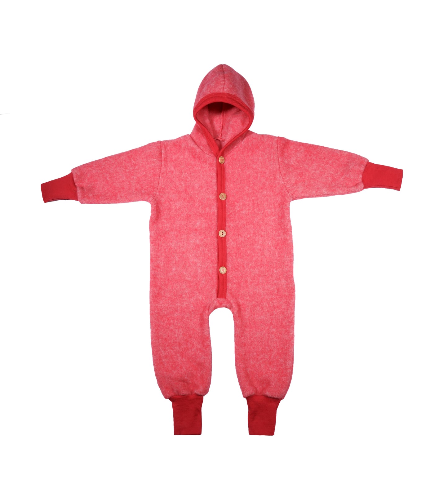 Hooded Overall - Red Melange || Cosilana