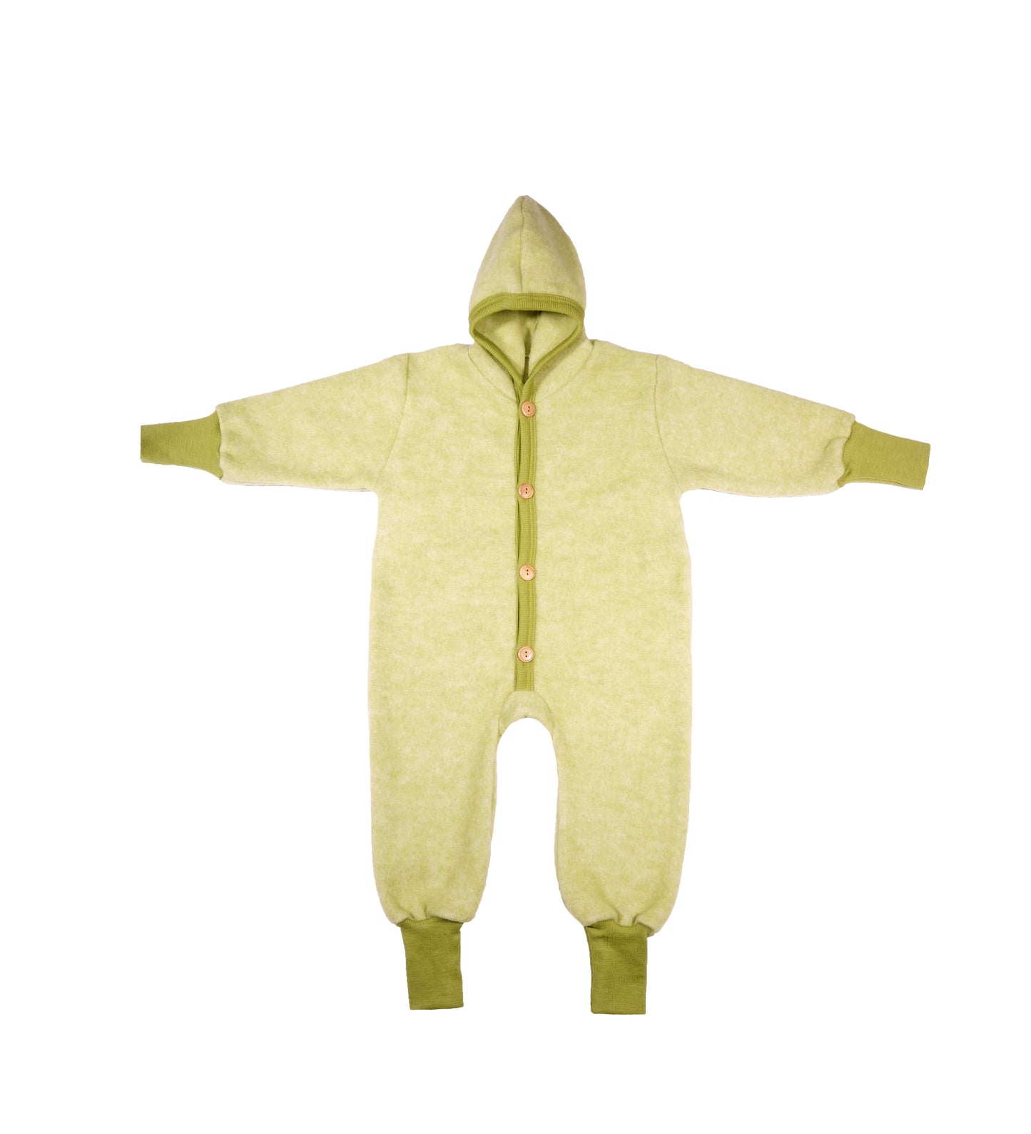 Hooded Overall - Lime Green Melange || Cosilana