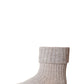 Wool Rib Baby Socks - Light Brown
