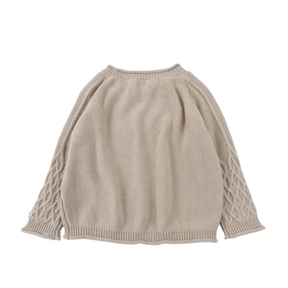 Nena Baby Sweater - Natural Beige || Donsje