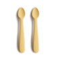 Silicone Baby Spoons - Pale Daffodil || Mushie