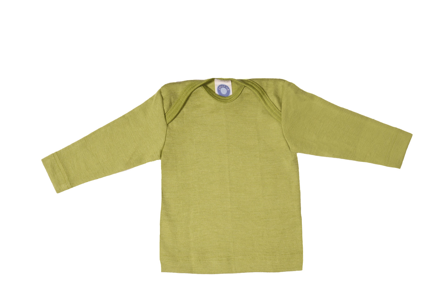 Wool & Silk LS Tee - Green || Cosilana