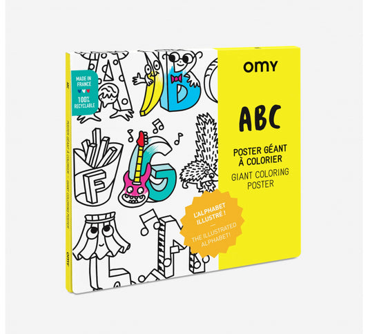 Giant Coloring Poster - ABC