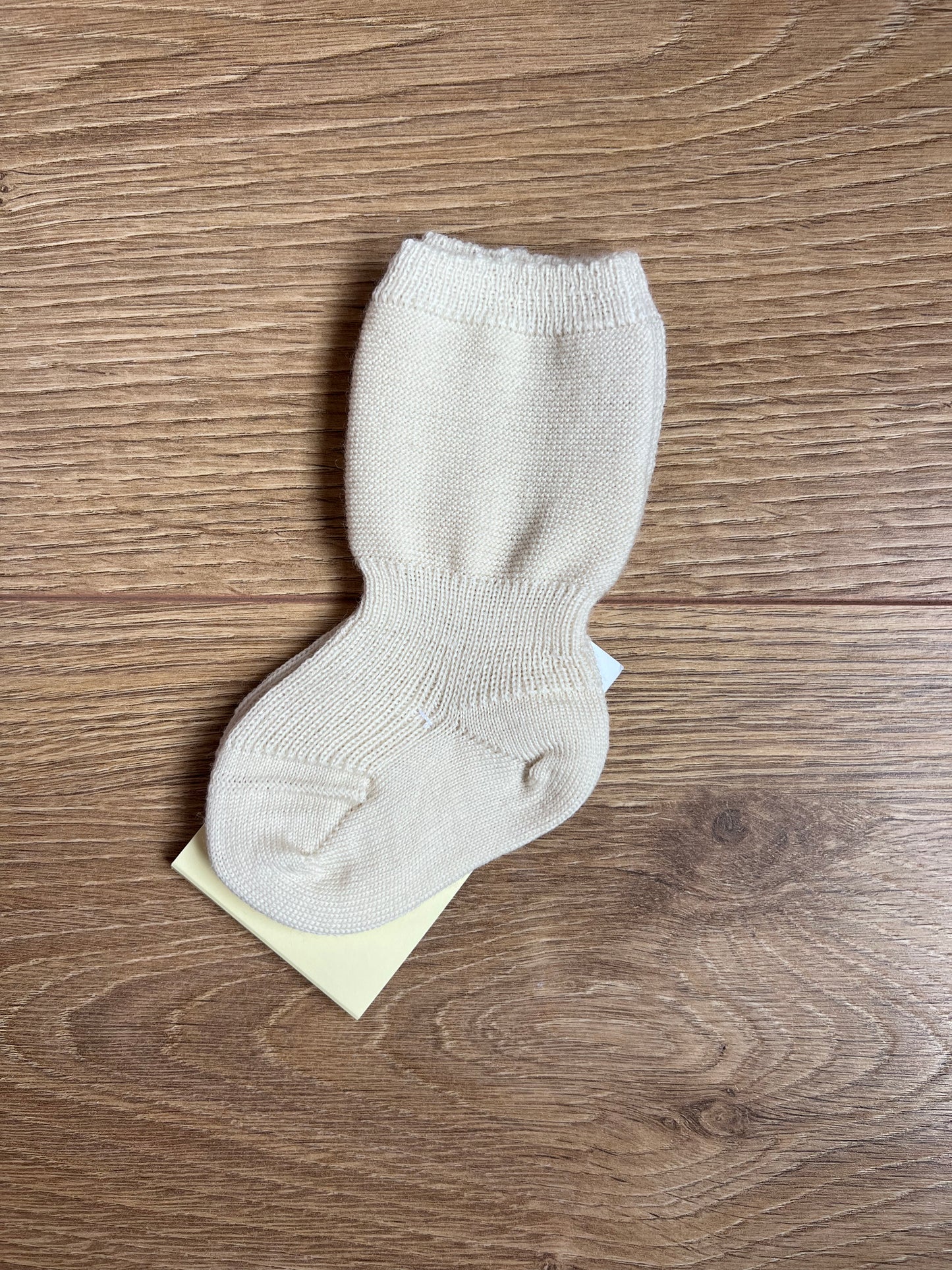 Chubby Leg Wool Socks - White