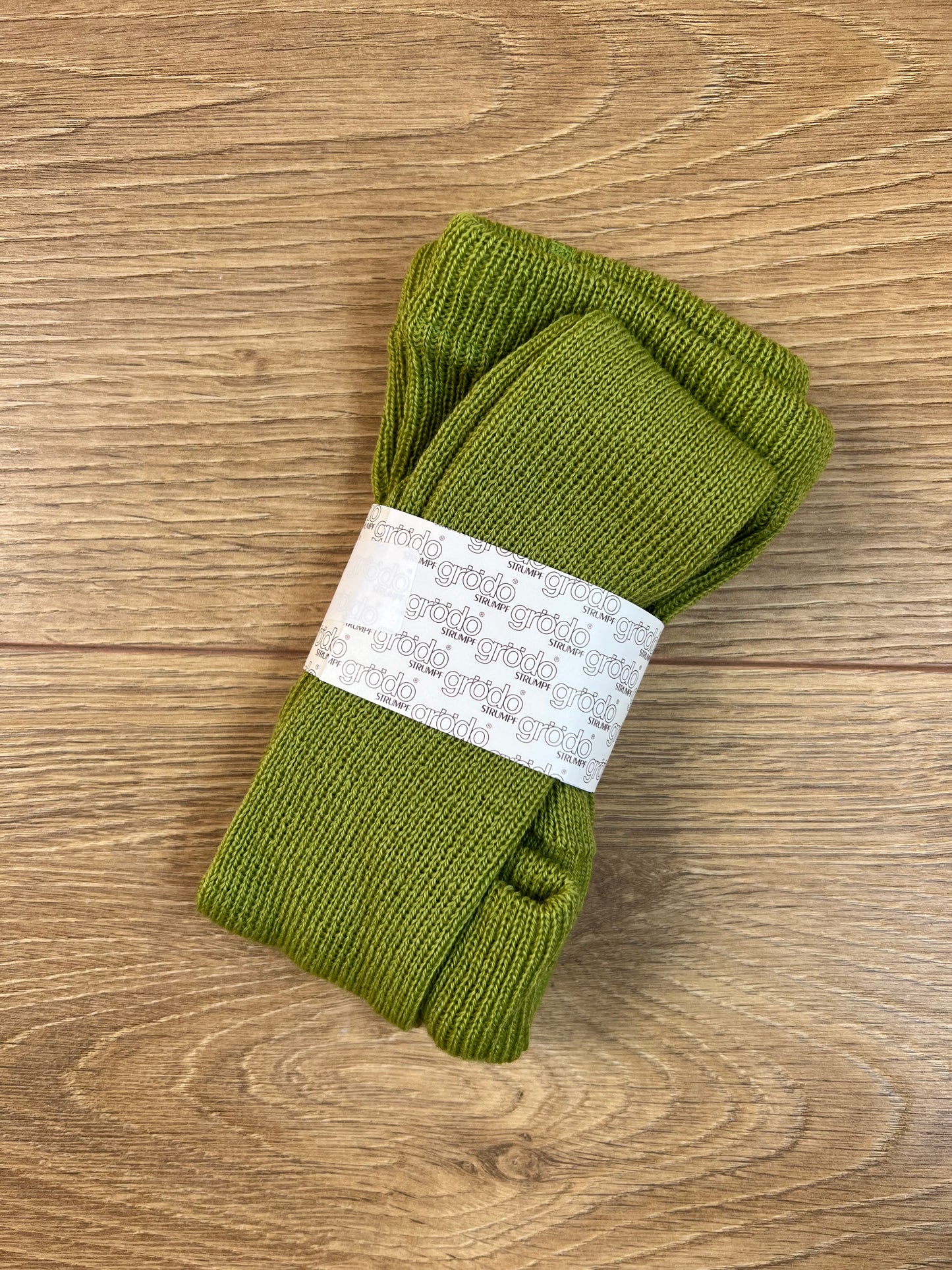 Wool Baby Tights - Moss