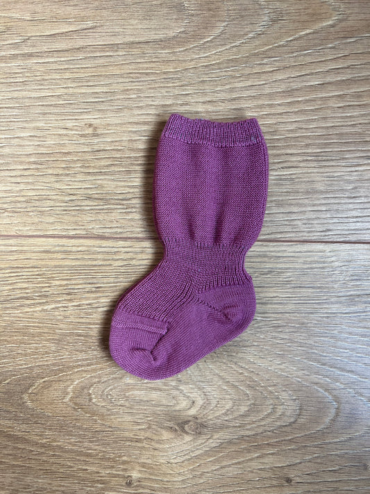 Chubby Leg Wool Socks - Berrycream